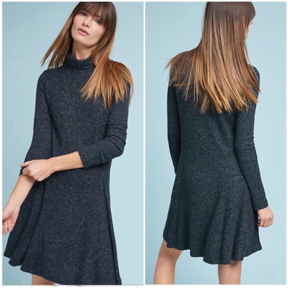 Anthropologie Turtleneck Dress